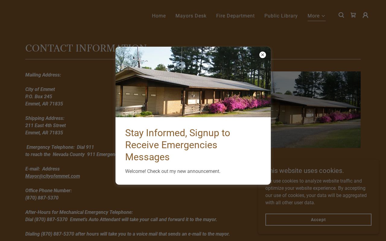 Emmet city contact source for Emmet recent arrests record routing