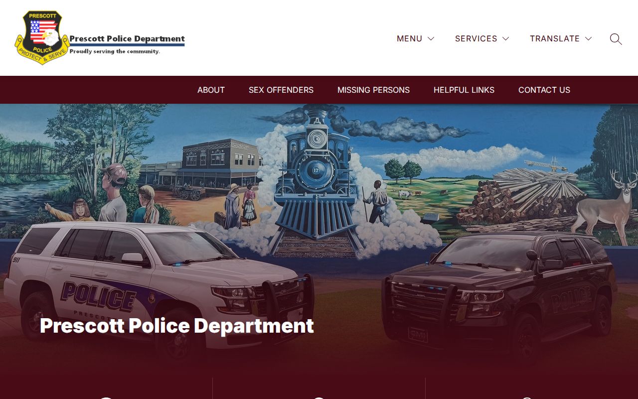 Prescott Police source for Prescott recent arrests and records